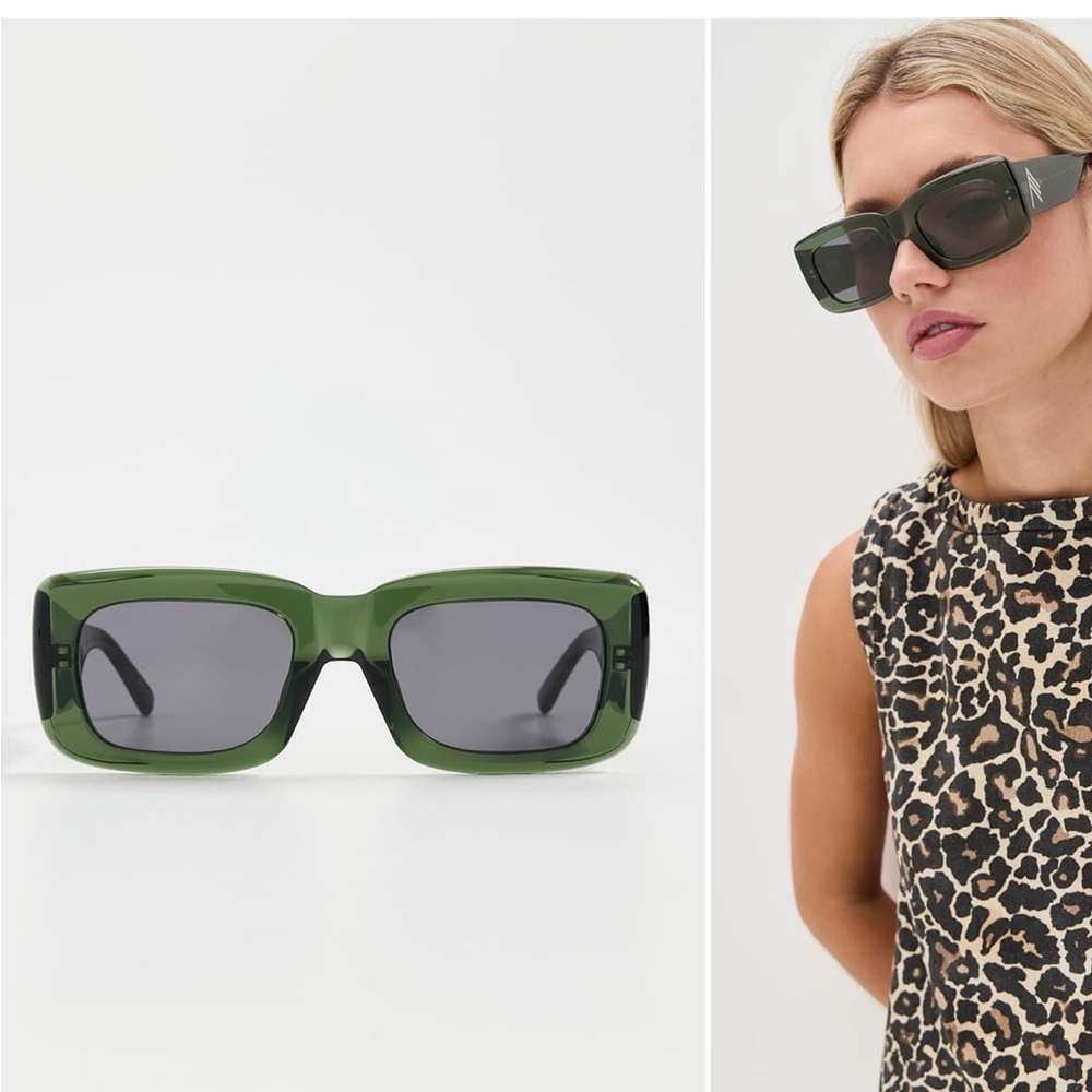 The Attico Green Sunglasses
